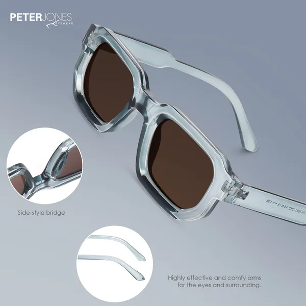 Brown_Unisex_Broad_Frame_Square_UV/UB_Protected_Sunglasses_(3887TBL)