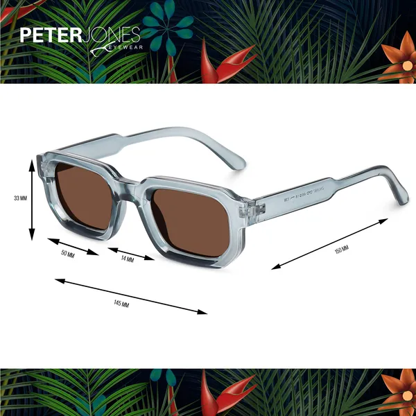 Brown_Unisex_Broad_Frame_Square_UV/UB_Protected_Sunglasses_(3887TBL)