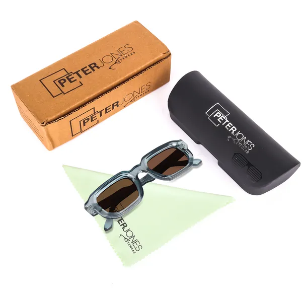 Brown_Unisex_Broad_Frame_Square_UV/UB_Protected_Sunglasses_(3887TBL)