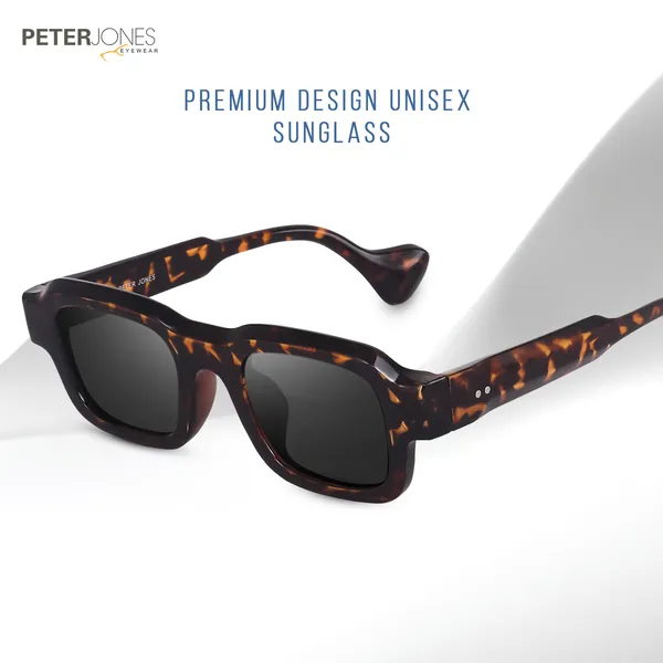Demi_Brown_Unisex_Broad_Frame_Square_UV/UB_Protected_Sunglasses_(3809DA)