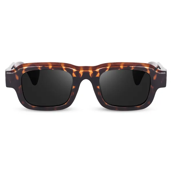 Demi_Brown_Unisex_Broad_Frame_Square_UV/UB_Protected_Sunglasses_(3809DA)