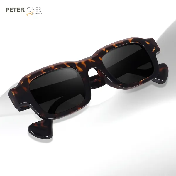 Demi_Brown_Unisex_Broad_Frame_Square_UV/UB_Protected_Sunglasses_(3809DA)