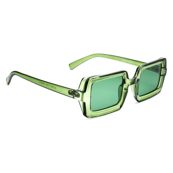 Transparent,Green_Retro_Square_Sunglasses_-_For_Unisex