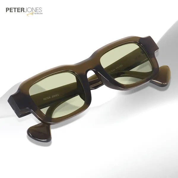 Green_Unisex_Broad_Frame_Square_UV/UB_Protected_Sunglasses_(3809GR)