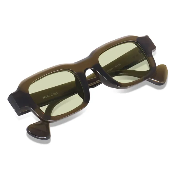 Green_Unisex_Broad_Frame_Square_UV/UB_Protected_Sunglasses_(3809GR)