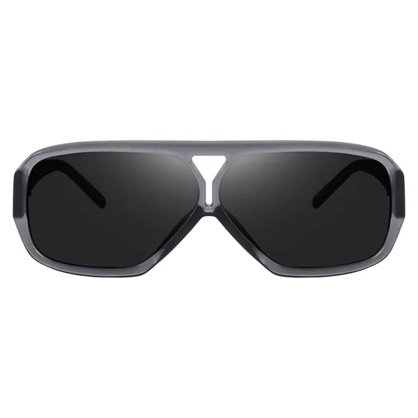 Grey_Large_Oversized_Aviator_UV/UB_Protected_Unisex_Sunglasses_(ZN3847GT)
