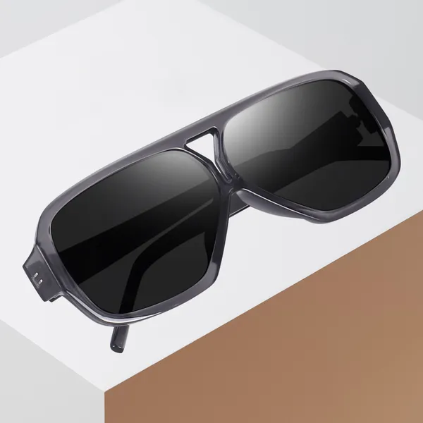 Grey_Large_Oversized_Aviator_UV/UB_Protected_Unisex_Sunglasses_(ZN3847GT)