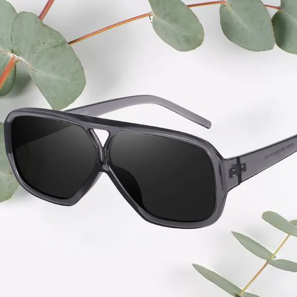 Grey_Large_Oversized_Aviator_UV/UB_Protected_Unisex_Sunglasses_(ZN3847GT)
