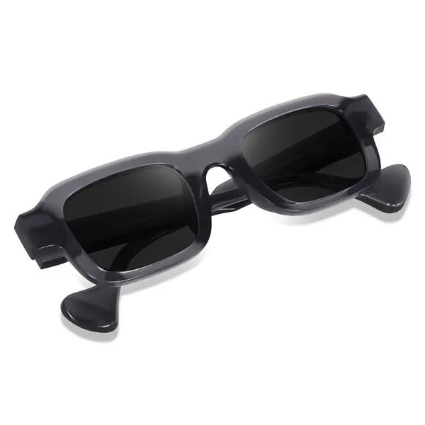 Grey_Unisex_Broad_Frame_Square_UV/UB_Protected_Sunglasses_(3809GT)
