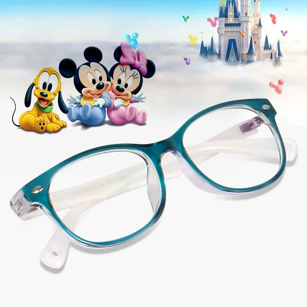 Kids_Optical_Eyeglasses_for_Boys_and_Girls_|_Full_Rim_Square_|_Age_6__-_12_years_|_Green_and_White