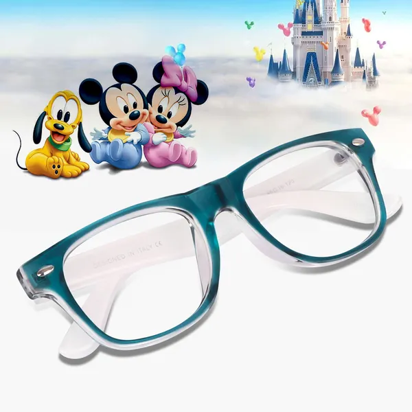 Kids_Optical_Eyeglasses_for_Boys_and_Girls_|_Full_Rim_Square_|_Age_6__-_12_years_|_Green_and_White