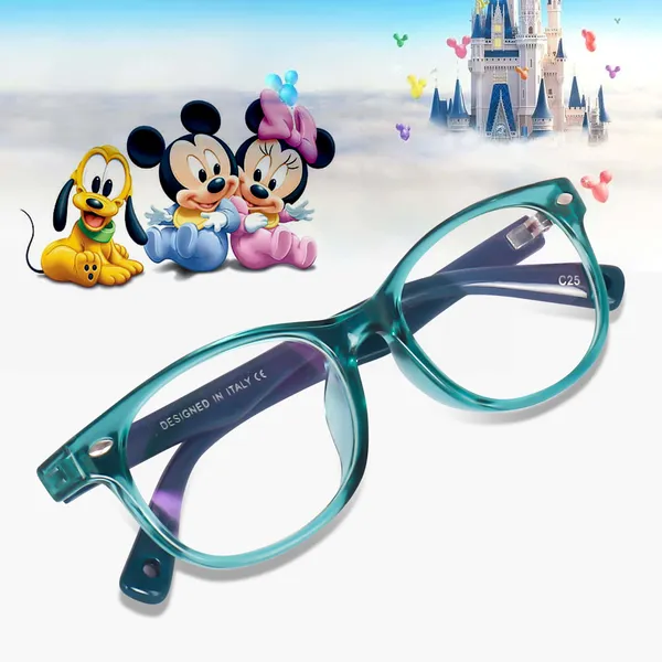 Kids_Optical_Eyeglasses_for_Boys_and_Girls_|_Full_Rim_Square_|_Age_6__-_12_years_|_Green_and_White