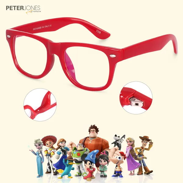 Kids_Optical_Eyeglasses_for_Boys_and_Girls_|_Full_Rim_Square_|_Age_6__-_12_years_|_RED
