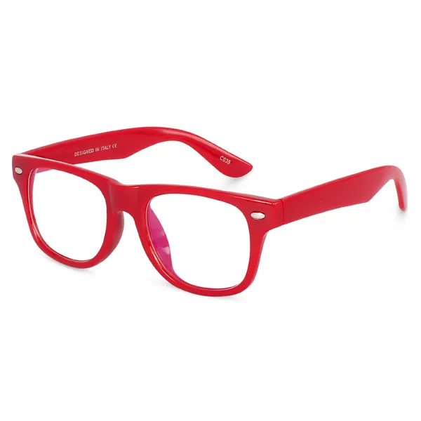 Kids_Optical_Eyeglasses_for_Boys_and_Girls_|_Full_Rim_Square_|_Age_6__-_12_years_|_RED