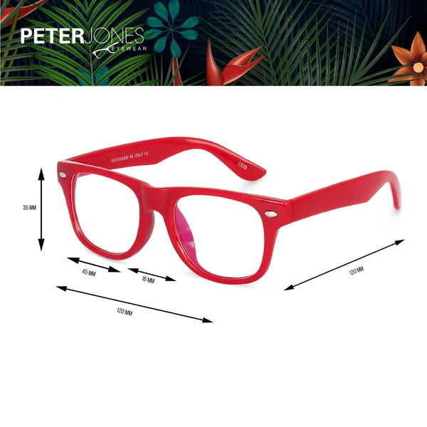 Kids_Optical_Eyeglasses_for_Boys_and_Girls_|_Full_Rim_Square_|_Age_6__-_12_years_|_RED