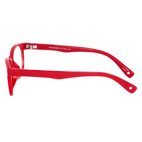 Kids_Optical_Eyeglasses_for_Boys_and_Girls_|_Full_Rim_Square_|_Age_6__-_12_years_|_RED_|_3313D