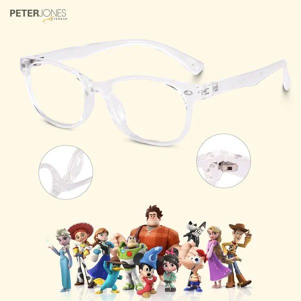 Kids_Optical_Eyeglasses_for_Boys_and_Girls_|_Full_Rim_Square_|_Age_6__-_12_years_|_Transparent