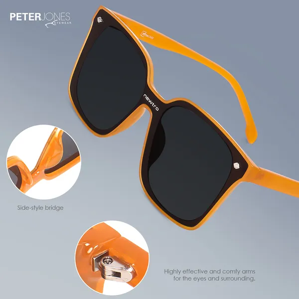 Orange_Newtro_Oversized_Flat_Lenses_UV_Protected_Sunglasses_for_Women/Girls_(58033OG)