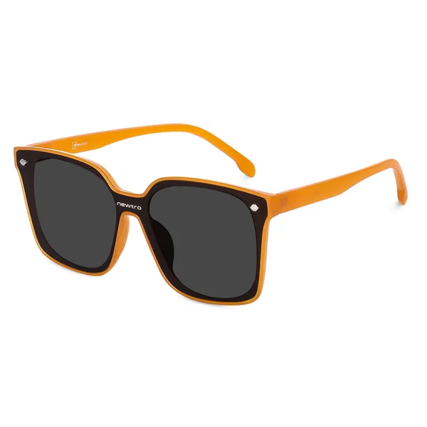 Orange_Newtro_Oversized_Flat_Lenses_UV_Protected_Sunglasses_for_Women/Girls_(58033OG)
