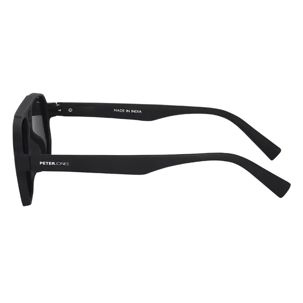 Peter_Jones_Black_Matte_Finished_Polarized_Sunglasses_with_Complete_UV_Protection_HD_Vision_and_Spring_Hinges_(PO740B)