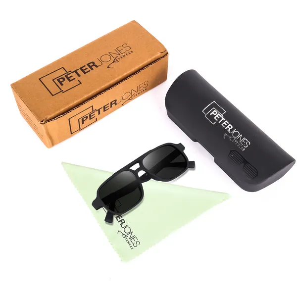 Peter_Jones_Black_Matte_Finished_Polarized_Sunglasses_with_Complete_UV_Protection_HD_Vision_and_Spring_Hinges_(PO740B)