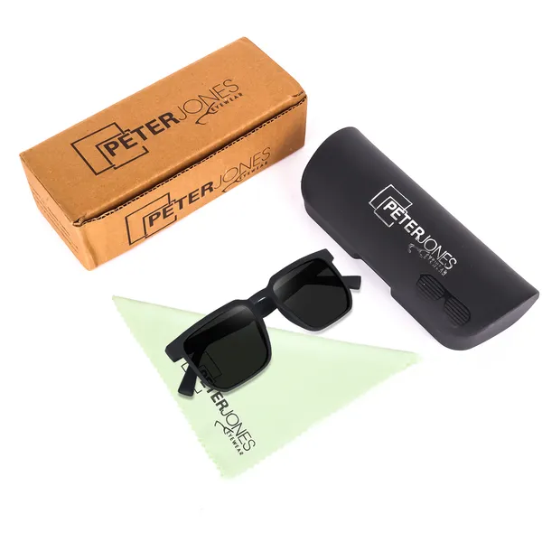 Peter_Jones_Black_Matte_Finished_Polarized_Sunglasses_with_Complete_UV_Protection_HD_Vision_and_Spring_Hinges_(PO750B)