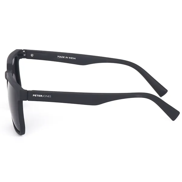 Peter_Jones_Black_Matte_Finished_Polarized_Sunglasses_with_Complete_UV_Protection_HD_Vision_and_Spring_Hinges_(PO750B)