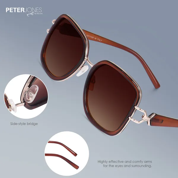 Peter_Jones_Brown_Oversized_Medium_UV_Protected_Sunglasses_for_Women/Girls_(NRD007BW)
