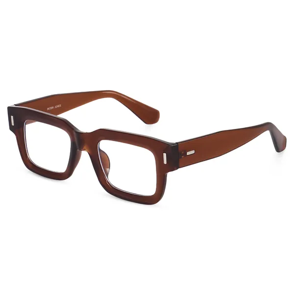 Peter_Jones_Brown_Square_Unisex_Blue_Light_Blocking_Computer/Gaming_Glasses_(3688FBW)