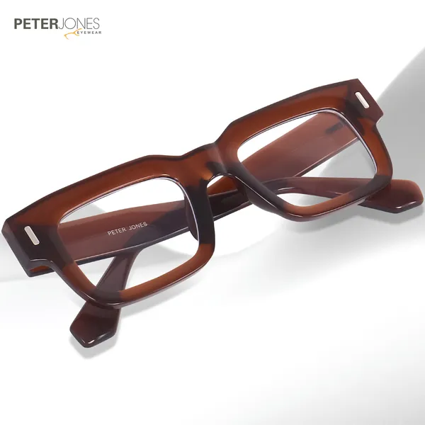 Peter_Jones_Brown_Square_Unisex_Blue_Light_Blocking_Computer/Gaming_Glasses_(3688FBW)