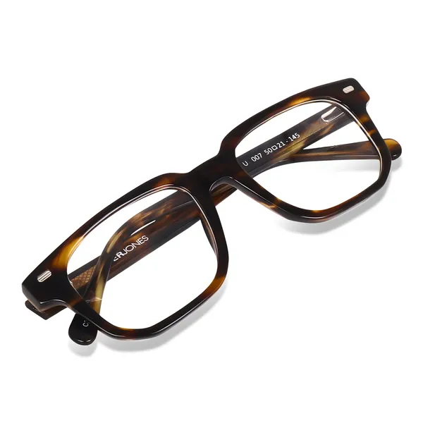 Peter_Jones_Dem_Brown_Pure_Acetate_Medium_Size_Square_Frame_Spectacle_Frame__for_Men_and_Women_(U007DA)