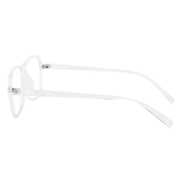 Peter_Jones_Eyewear_Clear_Transparent_Square_Unisex_Medium_Sleek_Optical_Frame_with_Anti_Glare_Lenses_(AG216T)