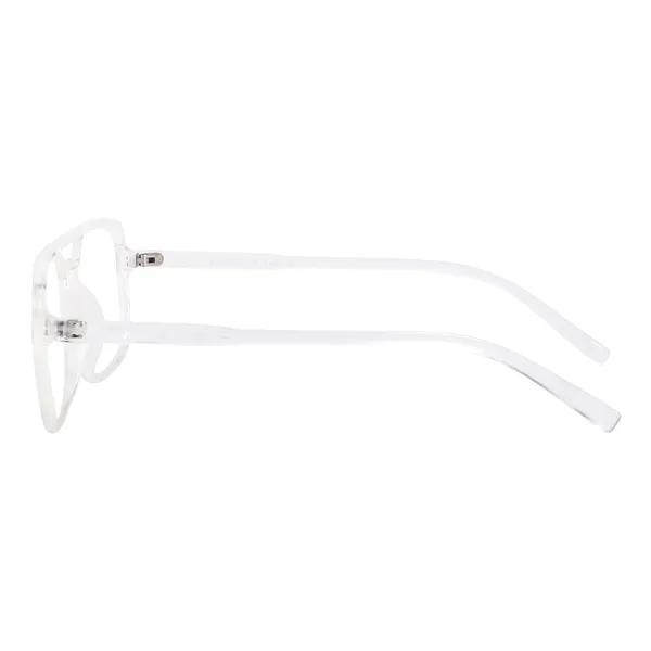 Peter_Jones_Eyewear_Clear_Transparent_Square_Unisex_Medium_Sleek_Optical_Frame_with_Anti_Glare_Lenses_(AG218T)