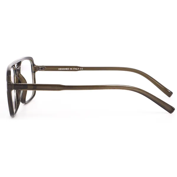 Peter_Jones_Eyewear_Green_Square_Unisex_Medium_Sleek_Optical_Frame_with_Anti_Glare_Lenses_(AG218GR)