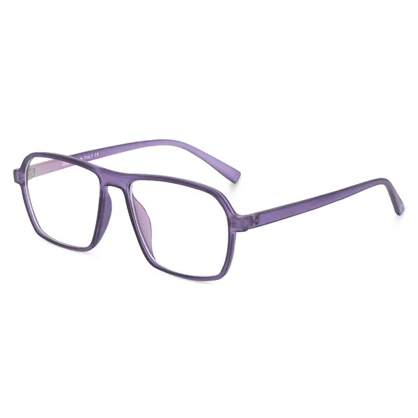 Peter_Jones_Eyewear_Purple_Square_Unisex_Medium_Sleek_Optical_Frame_with_Anti_Glare_Lenses_(AG216PL)