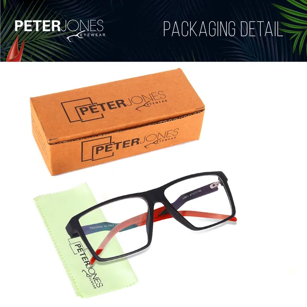 Peter_Jones_Eyewear_Red_Unisex_Sports_Optical_Frame_with_Anti_Glare_Lenses_(S911RD)