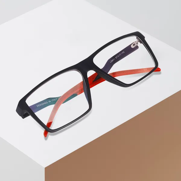 Peter_Jones_Eyewear_Red_Unisex_Sports_Optical_Frame_with_Anti_Glare_Lenses_(S911RD)