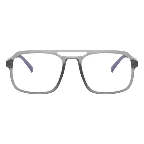 Peter_Jones_Eyewear_Square_Grey_Unisex_Medium_Sleek_Optical_Frame_with_Anti_Glare_Lenses_(AG218GB)