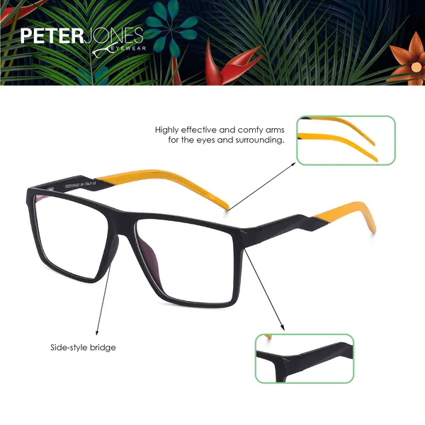 Peter_Jones_Eyewear_Unisex_Sports_Optical_Frame_with_Anti_Glare_Lenses_(S911Y)