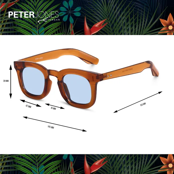 Peter_Jones_I_Aqua_Brown_Color_I_Full_Rim_Square_I_UV/UB_Protection_I_Premium_Quality_I_Sunglasses_for_Men_&_Women_3819OG