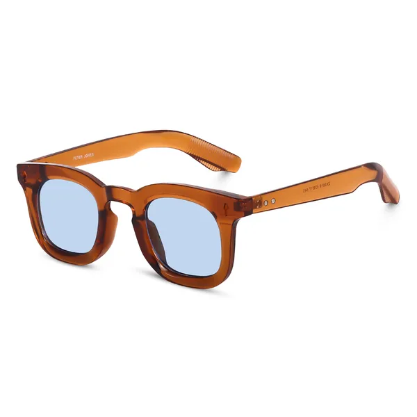 Peter_Jones_I_Aqua_Brown_Color_I_Full_Rim_Square_I_UV/UB_Protection_I_Premium_Quality_I_Sunglasses_for_Men_&_Women_3819OG