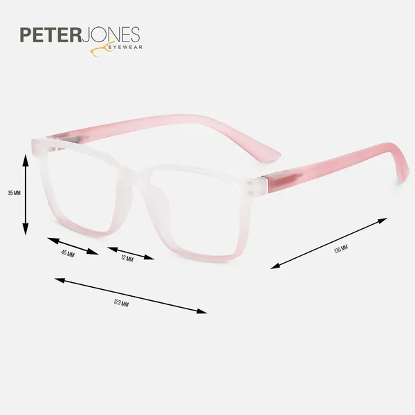 Peter_Jones_I_Aqua_Red_Color_I_Hip_Hop_Kids_Collection_I_Matte_Finished_I_Computer/Gaming_Glasses_I_For_Boys_and_Girls_I_Age_Group_6-12_(1001RD)