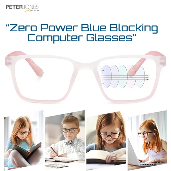 Peter_Jones_I_Aqua_Red_Color_I_Hip_Hop_Kids_Collection_I_Matte_Finished_I_Computer/Gaming_Glasses_I_For_Boys_and_Girls_I_Age_Group_6-12_(1001RD)