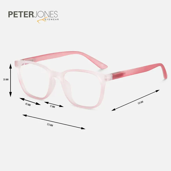 Peter_Jones_I_Aqua_Red_Color_I_Hip_Hop_Kids_Collection_I_Matte_Finished_I_Computer/Gaming_Glasses_I_For_Boys_and_Girls_I_Age_Group_6-12_(1002RD)