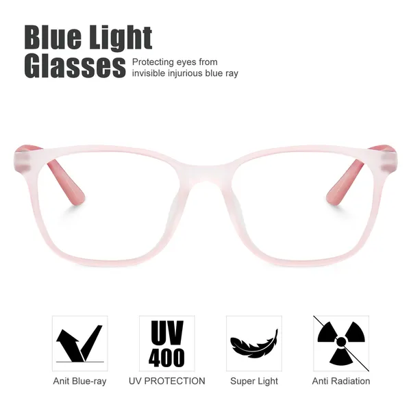 Peter_Jones_I_Aqua_Red_Color_I_Hip_Hop_Kids_Collection_I_Matte_Finished_I_Computer/Gaming_Glasses_I_For_Boys_and_Girls_I_Age_Group_6-12_(1002RD)