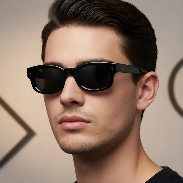 Peter_Jones_I_Black_Color_I_Full_Rim_I_Rectangular_Shape_I_Medium_Size_I_UV/UB_Protection_I_Sunglasses_for_Men_&_Women_3967B