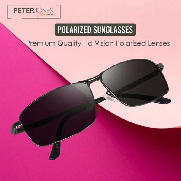 Peter_Jones_I_Black_Color_I_Full_Rim_Rectangular_I_Polarized_and_100%_UV_Protection_I_HD_Vision_Lenses_I_Metal_Frame_I_Sunglasses_for_Men_&_Women_5096B