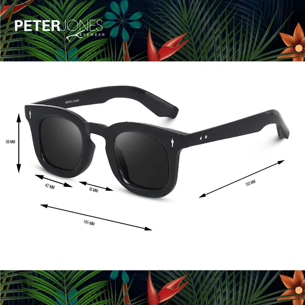 Peter_Jones_I_Black_Color_I_Full_Rim_Square_I_UV/UB_Protection_I_Premium_Quality_I_Sunglasses_for_Men_&_Women_3819B