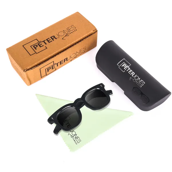 Peter_Jones_I_Black_Color_I_Full_Rim_Square_I_UV/UB_Protection_I_Premium_Quality_I_Sunglasses_for_Men_&_Women_3819B