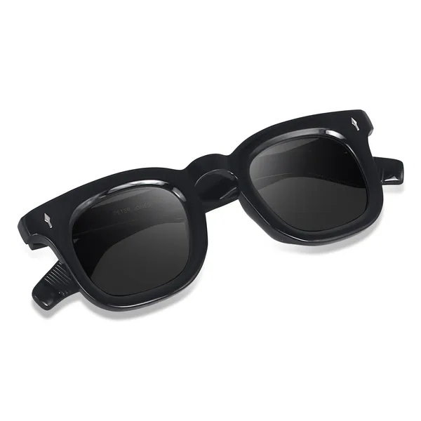 Peter_Jones_I_Black_Color_I_Full_Rim_Square_I_UV/UB_Protection_I_Premium_Quality_I_Sunglasses_for_Men_&_Women_3819B